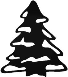  Havas fenyőfa matrica