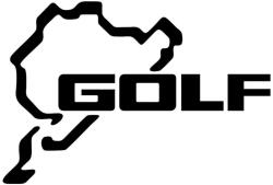  VW Golf Nürburgring matrica