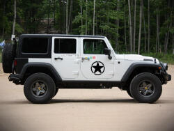  Katonai csillag matrica