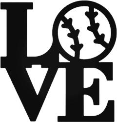  Love Baseball matrica