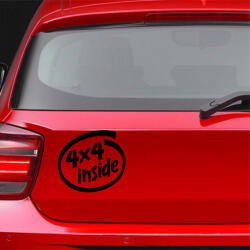  4x4 Inside - Szélvédő matrica