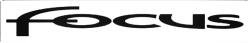  Ford matrica FOCUS felirat