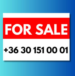  For sale műanyag tábla