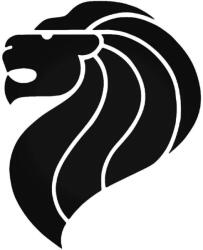  Oroszlánfej "1" matrica