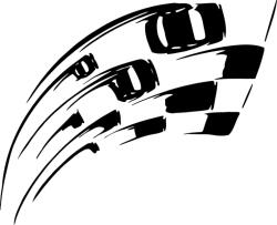  Versenyzászló autómatrica