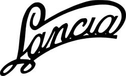 Lancia díszes felirat matrica