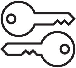  Kulcsok piktogram matrica