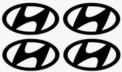 Hyundai felni matrica (4 db)