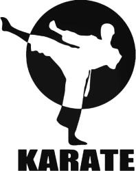  Karate felirat matrica
