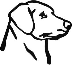  Labrador "1" matrica