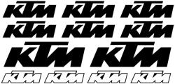 KTM "1" matrica szett