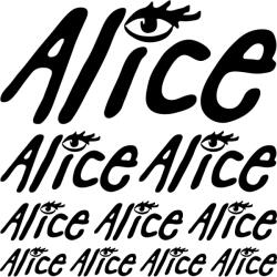  Alice szponzor matrica szett