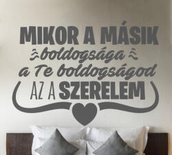  Szerelmes üzenet falmatrica