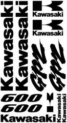  Kawasaki GPZ 600 matrica szett