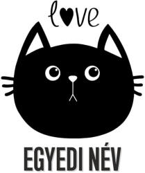  Love Macska matrica egyedi névvel