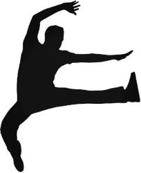  Jazz táncos matrica