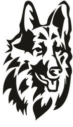  Németjuhász matrica 7