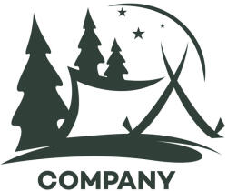  Egyedi neves kemping piktogram matrica