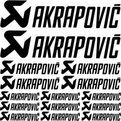 Akrapovic "1" szponzor matrica szett