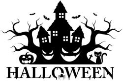  Halloween piktogram matrica