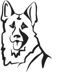  Németjuhász matrica 15