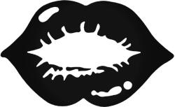  Csókot - Szélvédő matrica