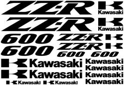  Kawasaki ZZR600 matrica szett
