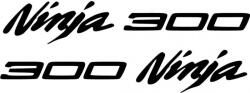  Kawasaki Ninja 300 matrica készlet