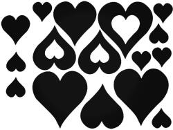  Szívecske matricaszett