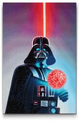  Gyémántszemes kirakó - Darth Vader Méret: 40x60cm, Keretezés: Műanyagtáblával, Gyémántok: Négyzet alakú