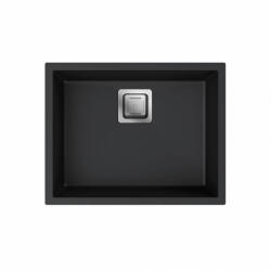  MILO QUBUS 56x44 gránit mosogató Lava stone színben (QUB-L-1K56)