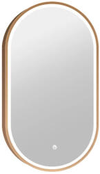 Tükör COPEN 500x900 mm, LED világítás, arany színű alumínium keret (40, 6 mm) (C-06-105G)
