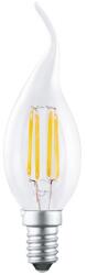 UltraTech 3, 8W 4000K 470Lumen E14 láng gyertya forma Filament LED fényforrás (LEDCF470WE14C)