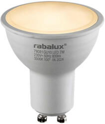 Rábalux 79081 7W 800lm, 3000K, MR16 GU10 LED fényforrás (79081)