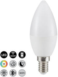Rábalux Okos 5W 2700K 450Lumen Gyertya izzó forma E14 LED fényforrás (79002)