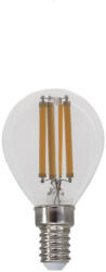 Rábalux 6W 3000K 850Lumen Kisgömb izzó forma E14 filament LED fényforrás (79031)