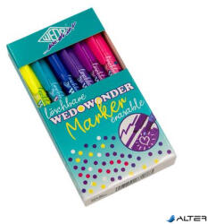 WEDO Filctoll készlet, 2-3 mm, törölhető, kétvégű, WEDO, 'Wedowonder', 6 különböző szín (252330699)