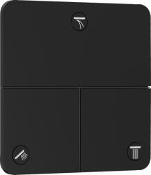 Hansgrohe ShowerSelect Comfort Q, rejtett szelep 3 készülékhez, fekete matt, HAN-15587670 (HAN-15587670)