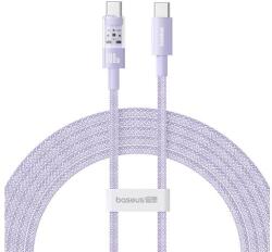 Baseus Gem USB C - USB C gyorstöltő kábel 2 m 100 W Lila