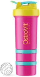 OstroVit Shaker Premium 450ml Miami Vibes Edition (yellow-pink)