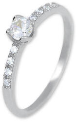 Soliter Brilio Silver Bájos ezüst gyűrű kristályokkal 426 001 00572 04 60 mm