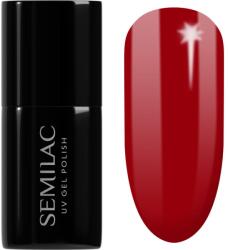 Semilac UV Hybrid Winter Collection gél körömlakk UV / LED-es lámpákhoz árnyalat 608 Soft Red 7 ml