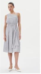 Fracomina női ruha, FQ25SD2009W797T4, Újrahasznosított poliészter/Poliészter, S INTL, Ezüst (0000305171245_S)