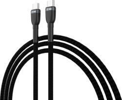 Dyras CAB-X168B, 3 A, 1 m, USB-C / USB-C, Fekete USB kábel (DYR CAB-X168B)