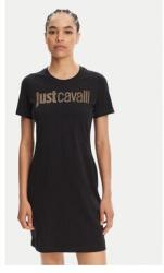 Just Cavalli női ruha, 78PAOE15 CJ110, Pamut, S INTL, Fekete (0000305216342_S)