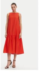 KAOS női nyári ruha, RP1MR066, Len/Poliészter, 42 EU, Narancssárga (0000305299048_42)