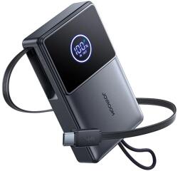 JOYROOM JR-PR1 10000mAh 22.5W Powerbank with Built-in Retractable USB-C Cable - Black
