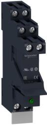 Schneider Electric Harmony Electromechanical Relays - RSB2A080F7PV - RSB interfész relé foglalattal, védődiódával, 2CO, 8A, 120VAC (RSB2A080F7PV)