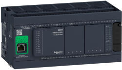 Schneider Electric Modicon M241 - TM241CE40R -gépvezérlő PLC, 40 I/O, relé kimenet, RS232/RS485, RS485, Ethernet Modbus TCP/IP, 100…230VAC (TM241CE40R)