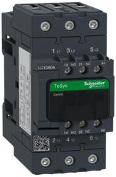 Schneider Electric TeSys D - LC1D80AB7 - mágneskapcsoló 3P 80A AC-3 up to 440V coil 24V AC 50/60Hz (LC1D80AB7)